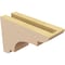 Ekena Millwork 3"W x 9"D x 6"H Classic New Brighton Rough Cedar Woodgrain TimberThane Corbel, Primed Tan CORUR03X09X06NEBRCPR - alternate 2